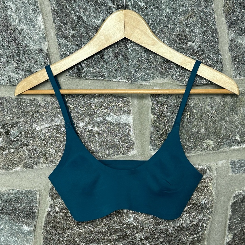 Free People Intimates Women's Bralette, Adjustable Straps, Slip In, Teal size XS